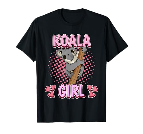 Mädchen Koala Girl Koala T-Shirt von Lustige Koala Kleidung Damen Herren Kinder