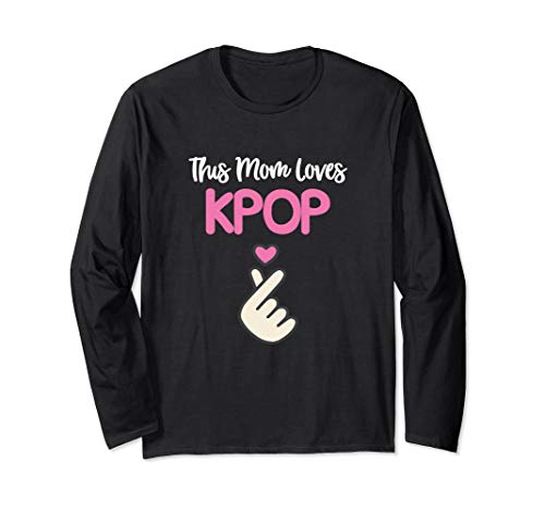 K-Pop Fan Mama liebt Kpop Langarmshirt K-Pop Fan Mama liebt Kpop Langarmshirt von Lustige Kpop Geschenke Co.