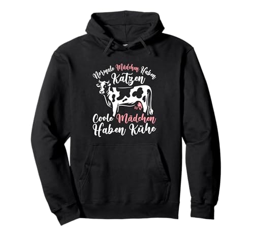 Coole Mädchen Haben Kühe Landwirtin Bäuerin Kuh Pullover Hoodie Coole Mädchen Haben Kühe Landwirtin Bäuerin Kuh Pullover Hoodie von Lustige Kühe Landwirt Bekleidung Damen