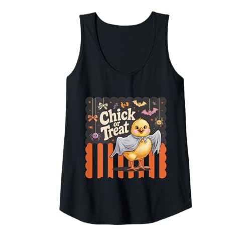 Damen Küken Gespensterkostüm Süßes Halloween Chicken Tank Top Damen Küken Gespensterkostüm Süßes Halloween Chicken Tank Top von Lustige Küken Halloween Trick Or Treat Für Kinder