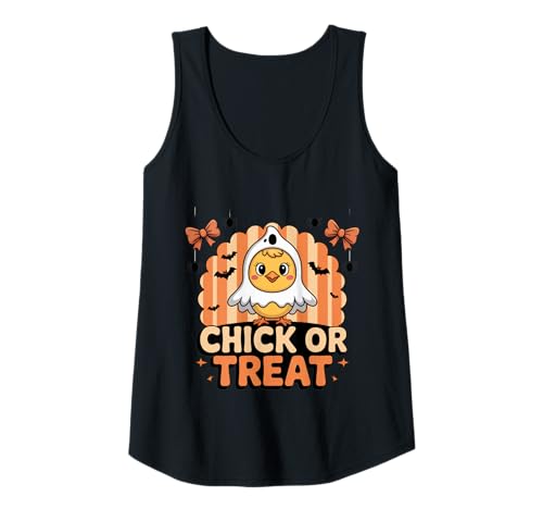 Damen Küken Gespensterkostüm Süßes Halloween Chicken Tank Top Damen Küken Gespensterkostüm Süßes Halloween Chicken Tank Top von Lustige Küken Halloween Trick Or Treat Für Kinder