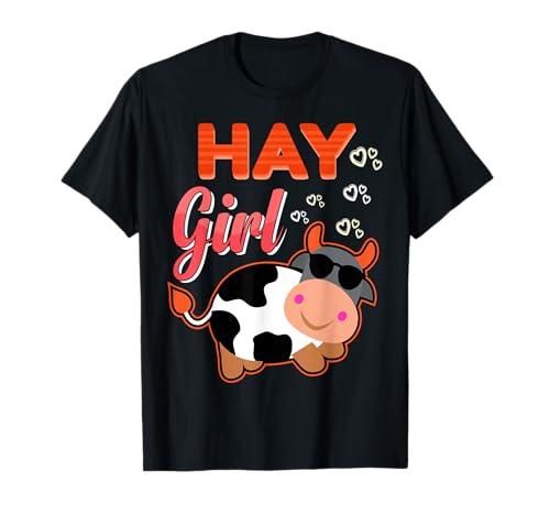 Hay Girl T-Shirt Hay Girl T-Shirt von Lustige Kuh Geschenke & Bekleidung