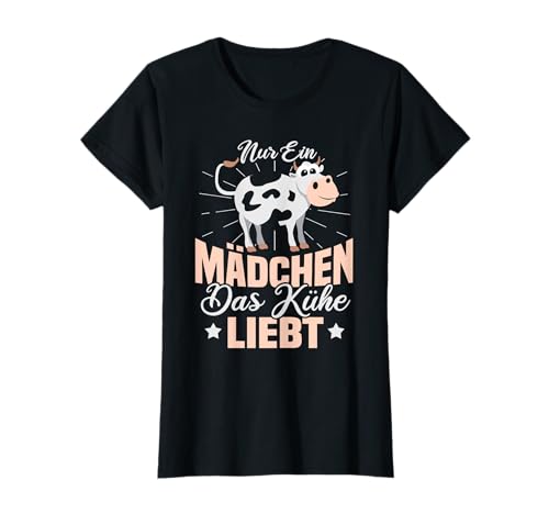 Nur ein Mädchen Das Kühe liebt - Kuh T-Shirt Nur ein Mädchen Das Kühe liebt - Kuh T-Shirt von Lustige Kuh Liebhaberin & Landwirtin Geschenke