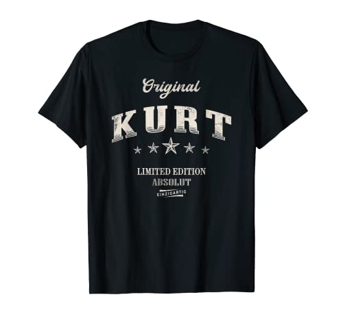 Herren Kurt Limited Edition T-Shirt von Lustige Kurt Geschenkideen