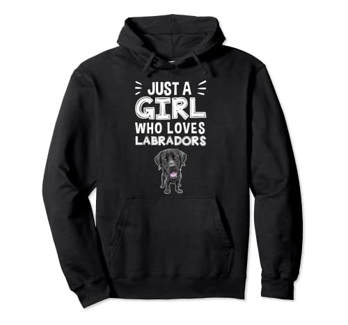 Nur ein Mädchen das Labradore liebt Labby schwarz Labrador Pullover Hoodie Nur ein Mädchen das Labradore liebt Labby schwarz Labrador Pullover Hoodie von Lustige Labrador Kleidung Damen, Herren und Kinder