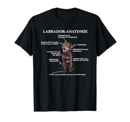 Lustige Labrador Labbi Hunde Geschenkideen Labrador Anatomie T-Shirt Damen Schwarz S Klassisch geschnitten Crew-Ausschnitt Kurzarm Lustige Labrador Labbi Hunde Geschenkideen Labrador Anatomie T-Shirt Damen Schwarz S Klassisch geschnitten Crew-Ausschnitt Kurzarm von Lustige Labrador Labbi Hunde Geschenkideen