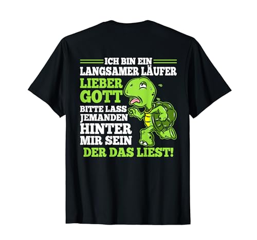 Langsamer Läufer Laufen Schildkröte Halbmarathon Joggen Lauf T-Shirt von Lustige Läufer T-Shirts & Kleidung