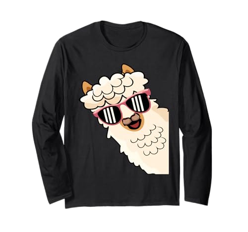 Lustige Alpaka mit Sonnenbrillen süße Tiere für Frauen Langarmshirt Lustige Alpaka mit Sonnenbrillen süße Tiere für Frauen Langarmshirt von Lustige Lama Alpaka -Tierliebhaber