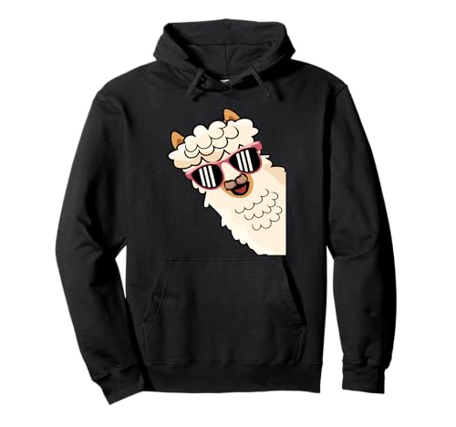 Lustige Alpaka mit Sonnenbrillen süße Tiere für Frauen Pullover Hoodie von Lustige Lama Alpaka -Tierliebhaber