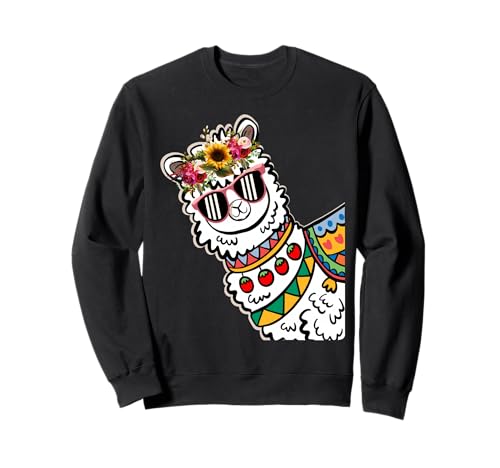 Lustige Alpaka mit Sonnenbrillen süße Tiere für Frauen Sweatshirt Lustige Alpaka mit Sonnenbrillen süße Tiere für Frauen Sweatshirt von Lustige Lama Alpaka -Tierliebhaber