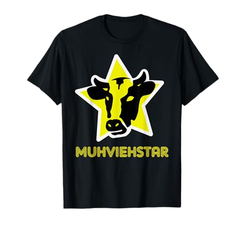Lustiges Landwirt T-Shirt - Muhviehstar Kuh Kühe Milchbauer T-Shirt Lustiges Landwirt T-Shirt - Muhviehstar Kuh Kühe Milchbauer T-Shirt von Lustige Landwirt T-Shirts und Geschenke