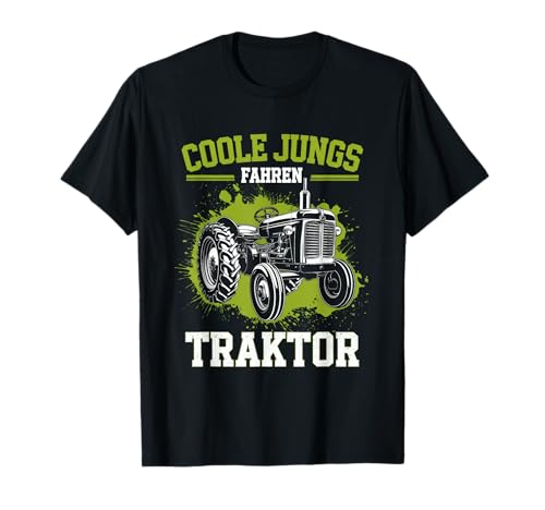 Coole Jungs Fahren Traktor T-Shirt Coole Jungs Fahren Traktor T-Shirt von Lustige Landwirtschaft Traktor Trecker Coole Jungs