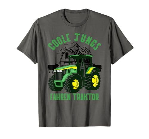 Coole jungs fahren traktor Trecker Lustige Traktoren Sprüche T-Shirt Coole jungs fahren traktor Trecker Lustige Traktoren Sprüche T-Shirt von Lustige Landwirtschaft Traktoren Sprüche Geschenk
