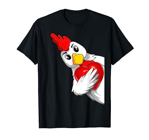 Hühner Landwirt Huhn Damen Mädchen Kinder T-Shirt von Lustige Landwirtschaft & Bauernhof Geschenkideen