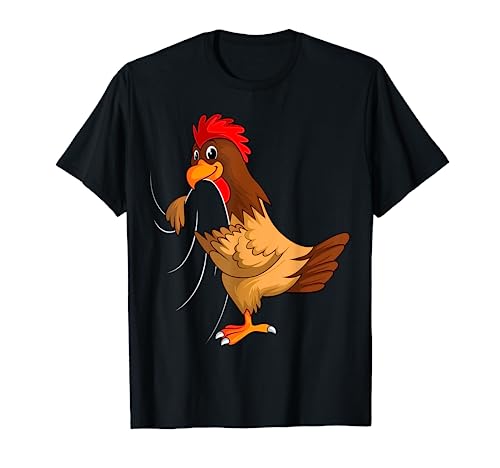 Hühner Landwirt Huhn Kinder Jungen Mädchen Damen T-Shirt von Lustige Landwirtschaft & Bauernhof Geschenkideen