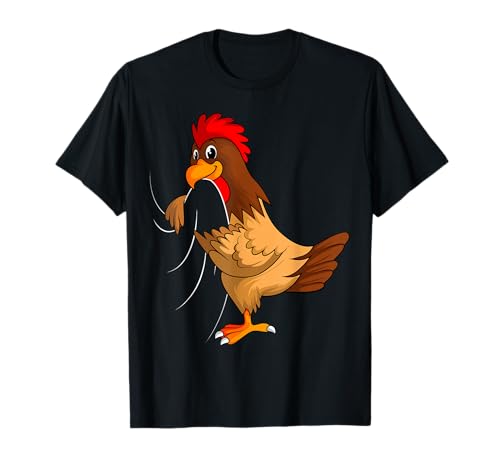 Hühner Landwirt Huhn Kinder Jungen Mädchen Damen T-Shirt von Lustige Landwirtschaft & Bauernhof Geschenkideen