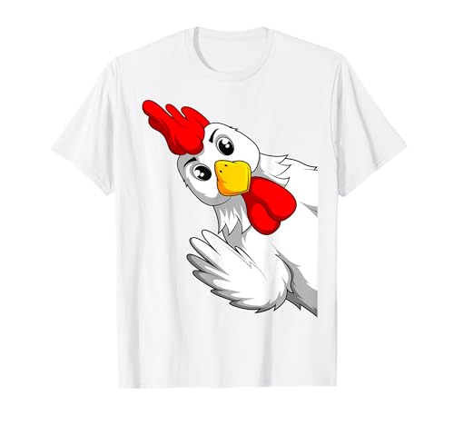 Hühner Landwirt Huhn Kinder Jungen Mädchen T-Shirt von Lustige Landwirtschaft & Bauernhof Geschenkideen
