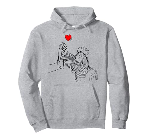 Hühner Liebe Landwirt Huhn Kinder Mädchen Damen Pullover Hoodie von Lustige Landwirtschaft & Bauernhof Geschenkideen
