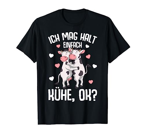 Kuh Ich mag halt Kühe Kinder Mädchen T-Shirt von Lustige Landwirtschaft & Bauernhof Geschenkideen