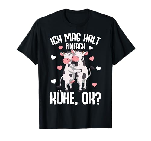 Kuh Ich mag halt Kühe Kinder Mädchen T-Shirt von Lustige Landwirtschaft & Bauernhof Geschenkideen