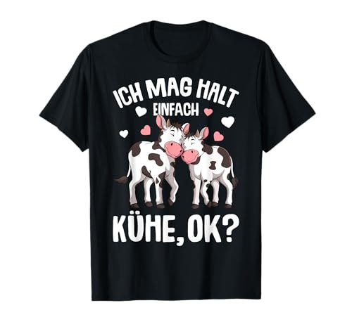 Kuh Ich mag halt Kühe Mädchen Kinder T-Shirt von Lustige Landwirtschaft & Bauernhof Geschenkideen