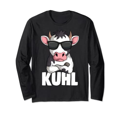 Kuh Kuhl Landwirt Kühe Bauer Kinder Jungen Mädchen Langarmshirt von Lustige Landwirtschaft & Bauernhof Geschenkideen