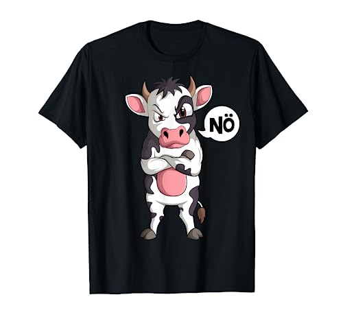 Kuh Nö Landwirt Kühe Bauer Kinder Jungen Mädchen T-Shirt von Lustige Landwirtschaft & Bauernhof Geschenkideen