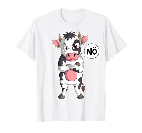 Kuh Nö Landwirt Kühe Bauer Kinder Jungen Mädchen T-Shirt von Lustige Landwirtschaft & Bauernhof Geschenkideen