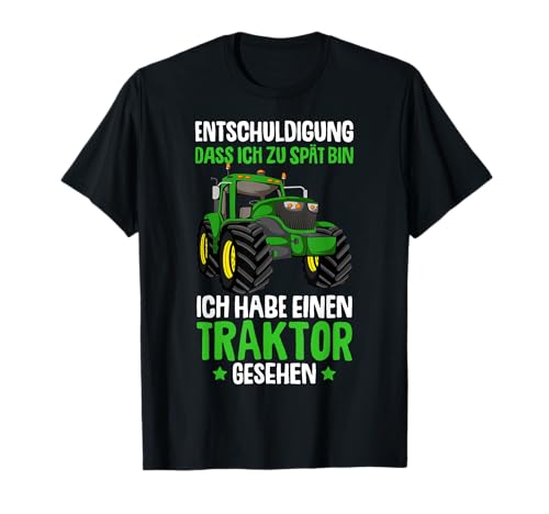 Traktor Jungen Kinder Trecker T-Shirt von Lustige Landwirtschaft & Traktor Geschenke