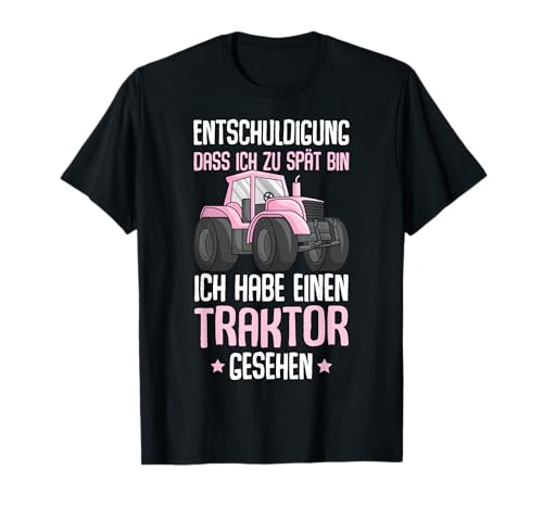 Traktor Trecker Mädchen Kinder T-Shirt von Lustige Landwirtschaft & Traktor Geschenke