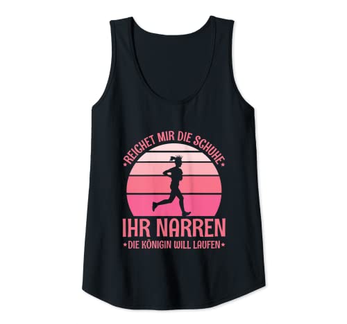 Damen Joggen Reichet Mir Die Schuhe Die Königin Will Laufen Tank Top Damen Joggen Reichet Mir Die Schuhe Die Königin Will Laufen Tank Top von Lustige Lauf Spruch Kleidung Für Frauen