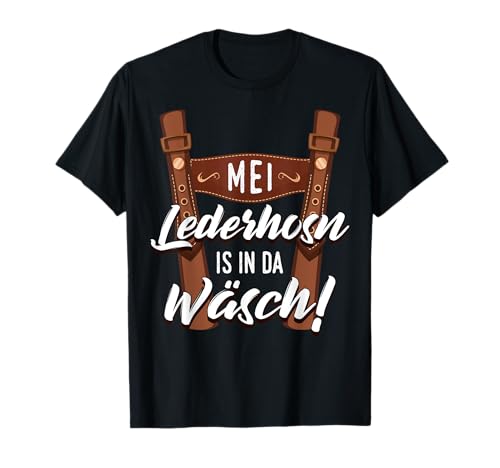 Trachtenshirt Herren Lederhose Shirt Passend für Oktoberfest T-Shirt von Lustige Lederhose Trachtenshirts Herren & Jungen