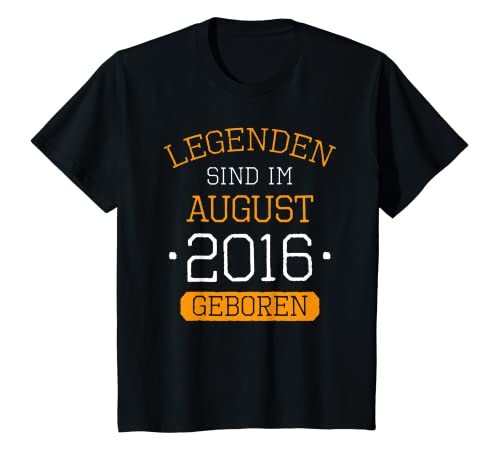 Kinder Legenden Sind Im August 2016 Geboren Geburtstag Jahrgang T-Shirt von Lustige Legendäre Geburtstags Vintage August