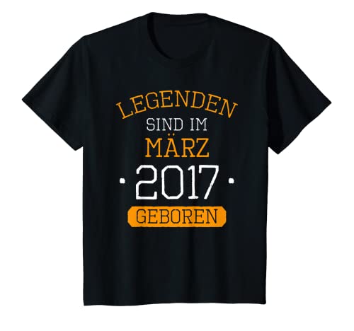 Kinder Legenden Sind Im März 2017 Geboren Geburtstag Jahrgang T-Shirt von Lustige Legendäre Geburtstags Vintage März