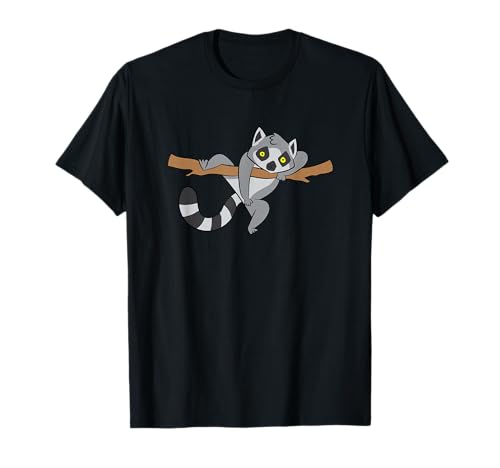 Lemur Tier Kinder Lemuren Süßer Lemur T-Shirt von Lustige Lemuren Geschenke