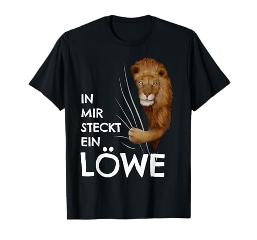 Löwen Kostüm Kinder Kleidung In mir steckt ein Löwe T-Shirt Löwen Kostüm Kinder Kleidung In mir steckt ein Löwe T-Shirt von Lustige Löwen Sachen für Damen, Herren & Kinder