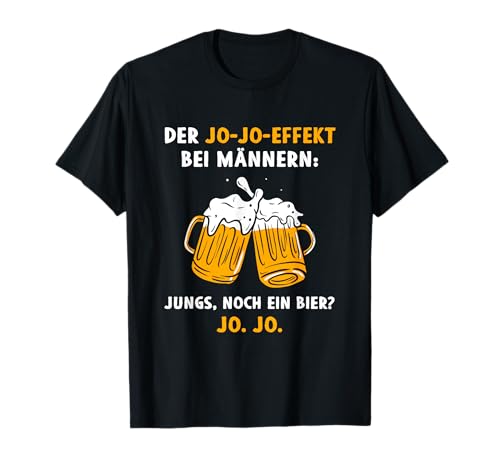 Lustiger Bier Spruch Jungs noch ein Bier JO JO Effekt T-Shirt Lustiger Bier Spruch Jungs noch ein Bier JO JO Effekt T-Shirt von Lustige Männer Bier Sprüche Geschenke
