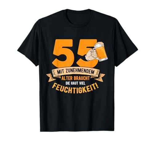 55. Geburtstag Männer Lustige Geschenke Bier Spass Spruch T-Shirt 55. Geburtstag Männer Lustige Geschenke Bier Spass Spruch T-Shirt von Lustige Männer Bier Sprüche zum 55. Geburtstag