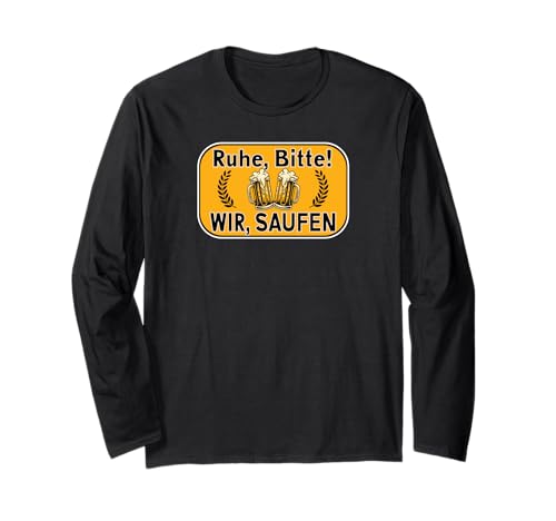 Lustiges Männer Party Bier Alkohol Schnaps Saufen Spruch Langarmshirt Lustiges Männer Party Bier Alkohol Schnaps Saufen Spruch Langarmshirt von Lustige Männer & Herren Kostüm Sprüche Verkleidung