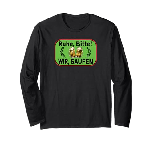 Lustiges Männer Party Bier Alkohol Schnaps Saufen Spruch Langarmshirt Lustiges Männer Party Bier Alkohol Schnaps Saufen Spruch Langarmshirt von Lustige Männer & Herren Kostüm Sprüche Verkleidung