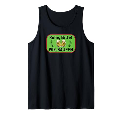 Lustiges Männer Party Bier Alkohol Schnaps Saufen Spruch Tank Top Lustiges Männer Party Bier Alkohol Schnaps Saufen Spruch Tank Top von Lustige Männer & Herren Kostüm Sprüche Verkleidung