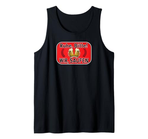 Lustiges Männer Party Bier Alkohol Schnaps Saufen Spruch Tank Top Lustiges Männer Party Bier Alkohol Schnaps Saufen Spruch Tank Top von Lustige Männer & Herren Kostüm Sprüche Verkleidung