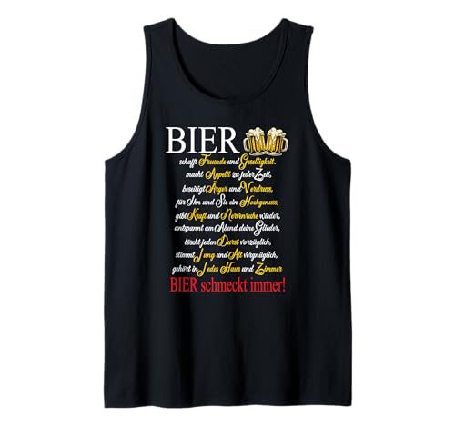 Lustiges Männer Party Bier Alkohol Schnaps Saufen Spruch Tank Top Lustiges Männer Party Bier Alkohol Schnaps Saufen Spruch Tank Top von Lustige Männer & Herren Kostüm Sprüche Verkleidung