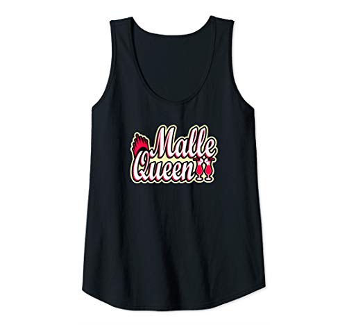 Damen Malle Queen Mädels Mallorca Party Outfit Frauen Tank Top Damen Malle Queen Mädels Mallorca Party Outfit Frauen Tank Top von Lustige Malle Party Outfits Mallorca Kostüm