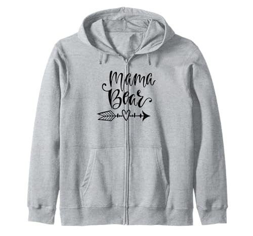 Mama Bär | Mama Bear Kapuzenjacke von Lustige Mama Bear Family Matching Gifts Clothing