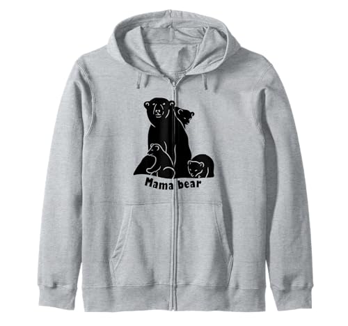 Mama Bär | Mama Bear Kapuzenjacke von Lustige Mama Bear Family Matching Gifts Clothing