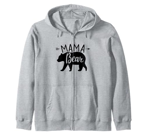 Mama Bär | Mama Bear Kapuzenjacke von Lustige Mama Bear Family Matching Gifts Clothing