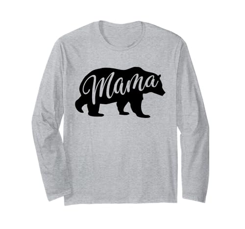 Mama Bär | Mama Bear Langarmshirt von Lustige Mama Bear Family Matching Gifts Clothing