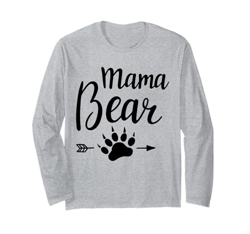 Mama Bär | Mama Bear Langarmshirt von Lustige Mama Bear Family Matching Gifts Clothing