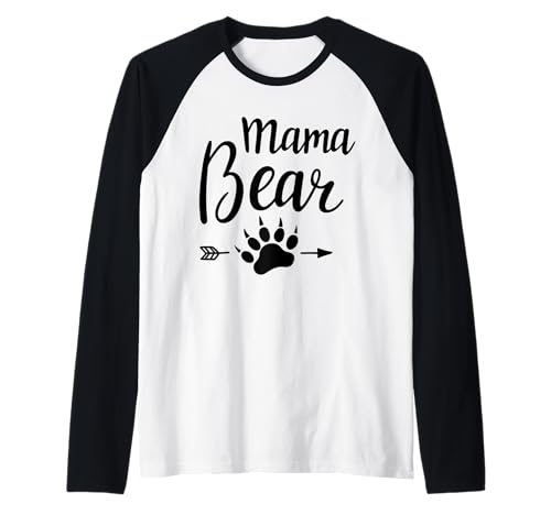 Mama Bär | Mama Bear Raglan von Lustige Mama Bear Family Matching Gifts Clothing